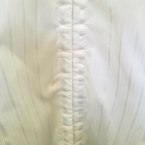 INC International Concepts Subtle Pinstripe Shiny Shirt w/ Clasps & Buttons 10 - Picture 4 of 10